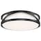 Access Lighting Lucia, LED Flush Mount, Black Finish, Acrylic Lens Acrylic 49990LEDD-BL/ACR - alternate 1